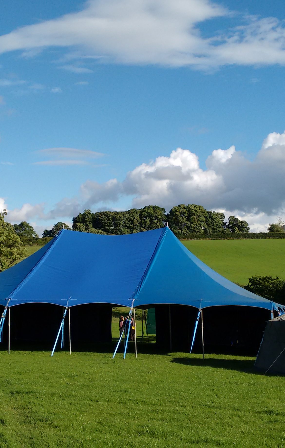 21x24 army tents and 40x60' festival tent atBeatHerder 2016