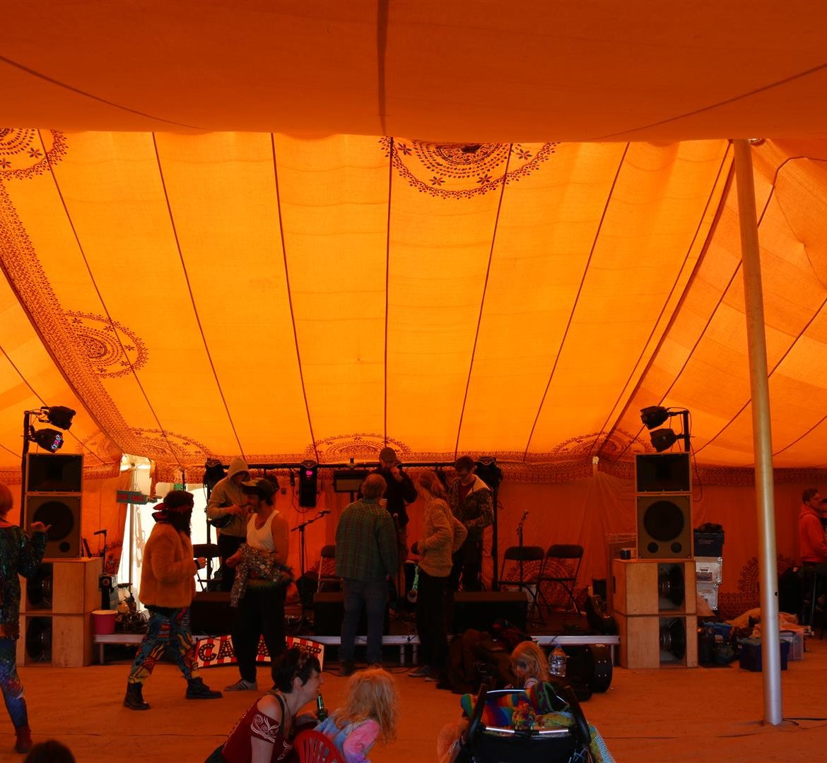 Saffon lining, 40x60ft trad tent